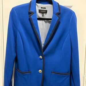Talbots Royal Blue Striped Blazer